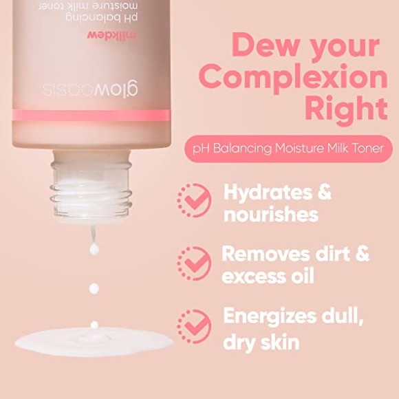 NWT Glowoasis Milkdew pH Balancing Moisture Milk Toner - Picture 3 of 6